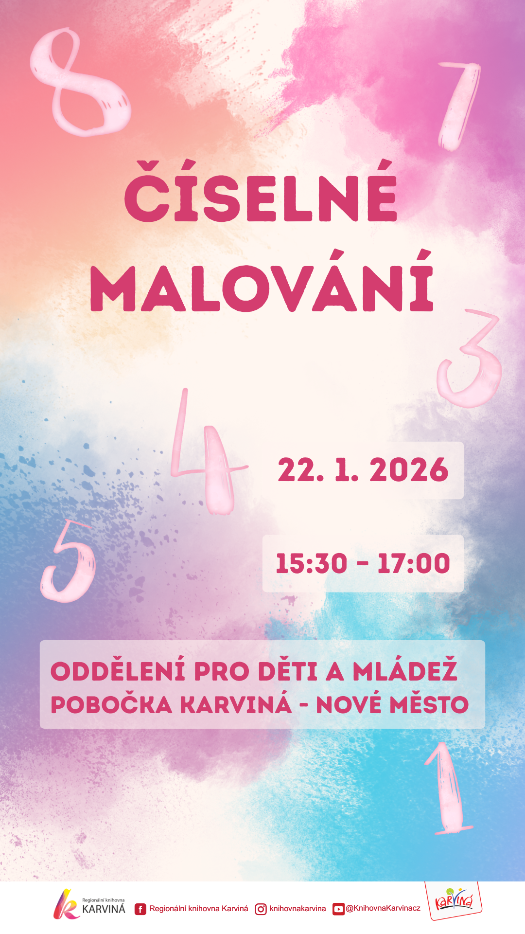 Knihomolická dílnička – Číselné malování